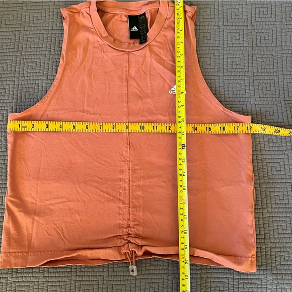Adidas cinched crop muscle tank, medium - Picture 5 of 6